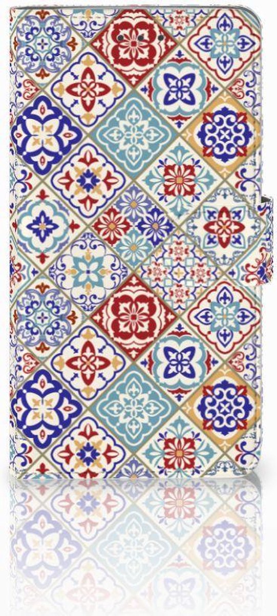 Samsung Galaxy J7 2016 Bookcase Tiles Color