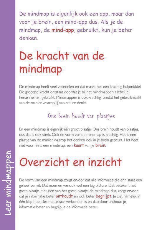 Voor Kids  -   Leer mindmappen voor kids