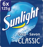 Sunlight Classic Care - 6 x 125 g - Zeep - Voordeelverpakking