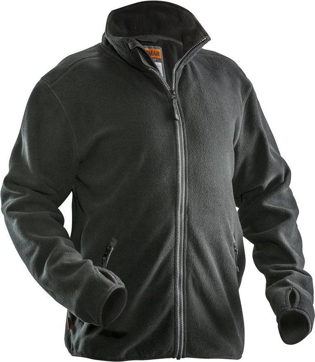 Jobman Fleece Vest Heren Zwart - Maat S