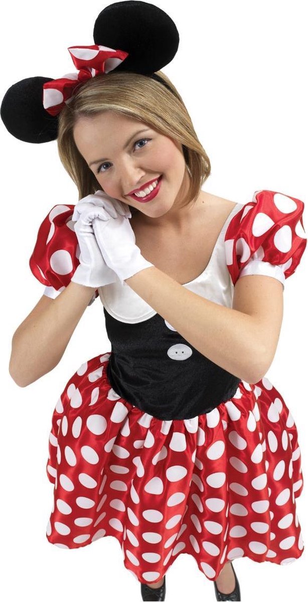 Voorkomen bibliotheek Flipper Disney Minnie Mouse Jurk - Kostuum Volwassenen - Maat S - 34/36 | bol.com
