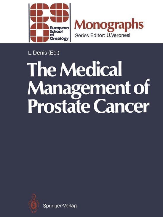 ESO Monographs - The Medical Management of Prostate Cancer - cover