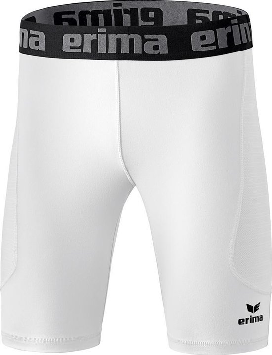 Erima Elemental Tight Ondershort Heren  Sportbroek - Maat S  - Mannen - wit/zwart