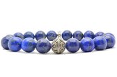 Beaddhism - Armband - Big Lapis Kashmir - 10 mm - 17 cm