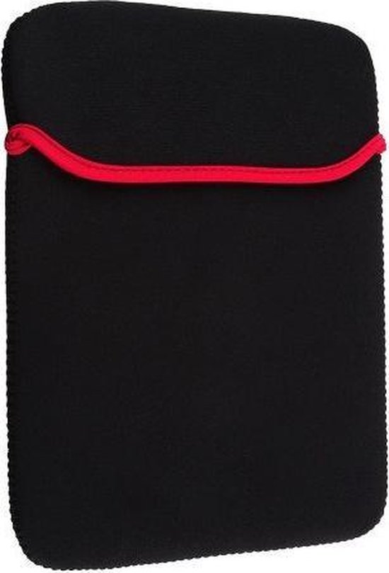 Housse universelle pour tablette 12 pouces Zwart/ rouge