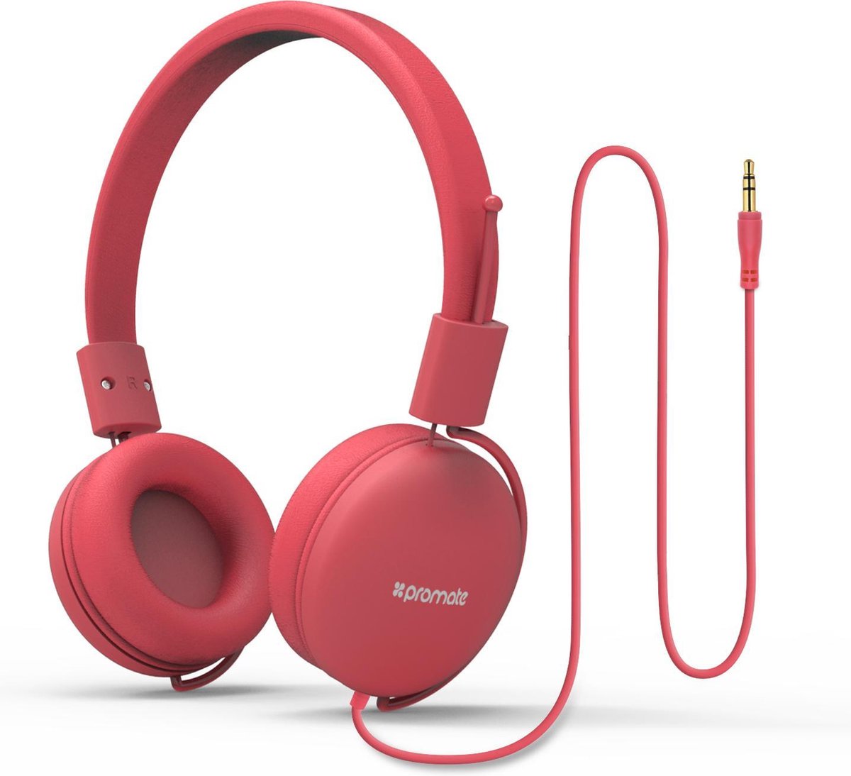Promate Soul Stereo Koptelefoon / Headset voor Kinderen en Tieners (Roze)