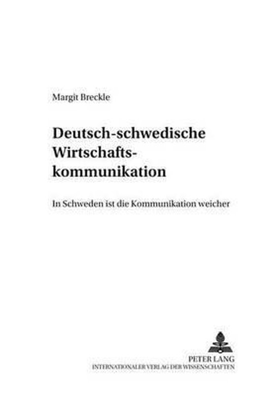 Deutsch-schwedische Wirtschaftskommunikation - cover