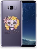 Geschikt voor Samsung Galaxy S8 Plus TPU siliconen Hoesje Boho Skull