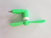 Mini USB ventilator groen