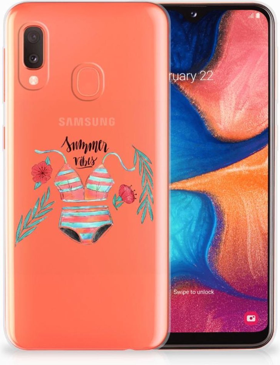 Samsung Galaxy A20e Telefoonhoesje met Naam Boho Summer