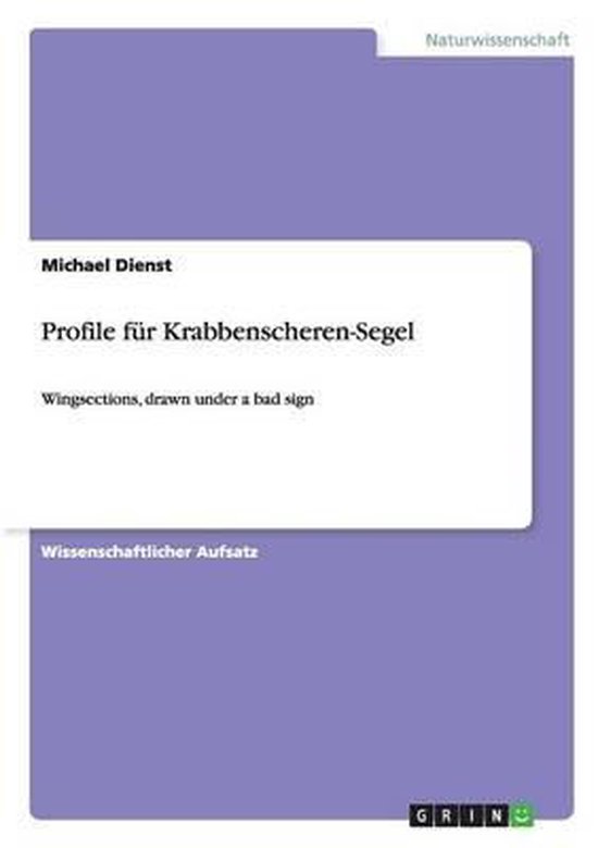 Profile Fur Krabbenscheren-Segel - cover