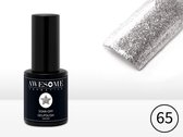 Awesome #65 Zilver Glitter Gelpolish - Gellak - Gel nagellak - UV & LED