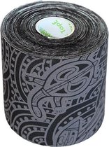 DynamicTape Eco 7,5 cm Black/Grey -  fysiotherapie leverancier -  range of motion -  2e spier -   -