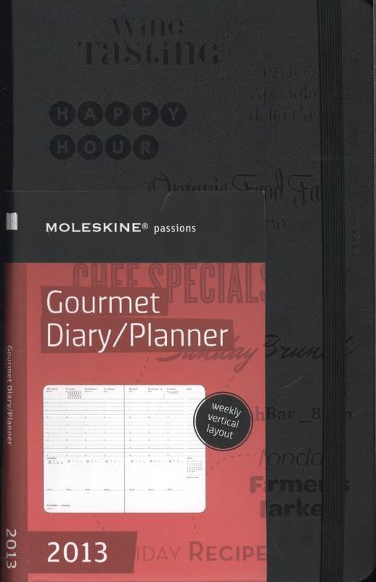 Cover van het boek 'Moleskine Passion Gourmet Weekly Diary'