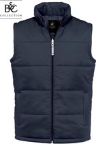 B&C Collection Heren Bodywarmer Maat XXL Kleur Blauw