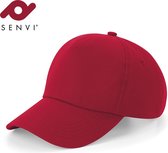 Senvi - Authentieke Cap - Kleur Rood - One size fits all