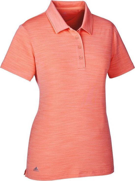 Adidas Golfpolo Ultimate Ss P Dames Zalmroze Maat Xs Adidas Golfpolo Ultimate Ss P Dames Zalmroze Maat Xs
