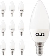 10 Stuks Calex Extra Warmwit LED kaarslamp 240V 3W 200lm E14 B38, 2200K