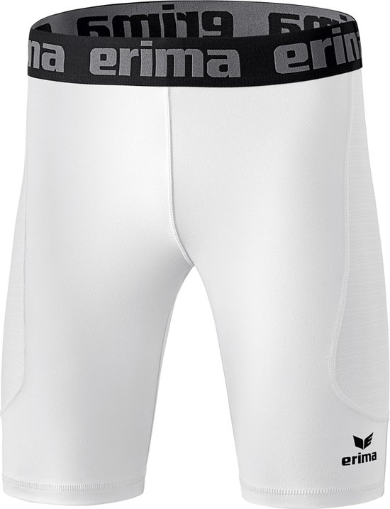 Erima Elemental Tight Ondershort Heren  Sportbroek - Maat XL  - Mannen - wit/zwart