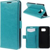 Kds PU Leather Wallet hoesje Samsung Galaxy S6 Edge blauw