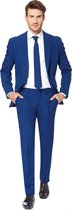 OppoSuits Navy Royale - Mannen Zomer Kostuum - Blauw - Feest - Maat 48