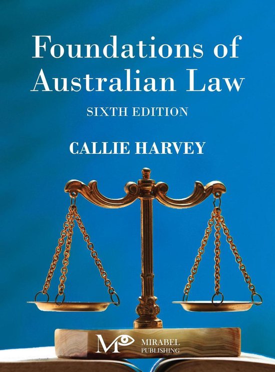 Foundations of Australian Law - cover