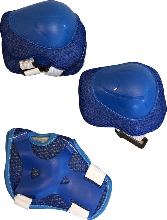 KIT DE PROTECTION 3 PIÈCES KNUCKLEBONE PRO BLEU-NOIR
