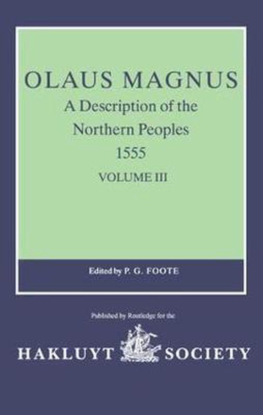 Olaus Magnus, A Description of the Northern Peoples, 1555 - cover