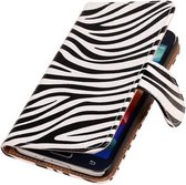 Zebra Samsung Galaxy S5 Mini Book Wallet Case Hoesje