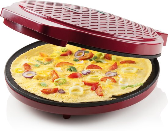 DOMO DO9177PZ Pizzamaker 'My Express' - Pizza Oven - Ø 30 cm - 1450 W - Rood — afbeelding 4
