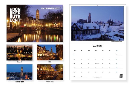Donker Utrecht Kalender | bol.com