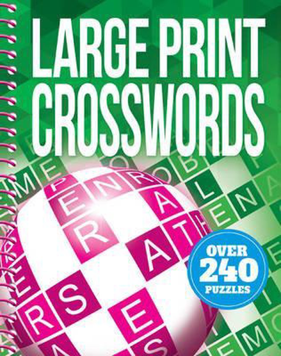 Large Print Crosswords