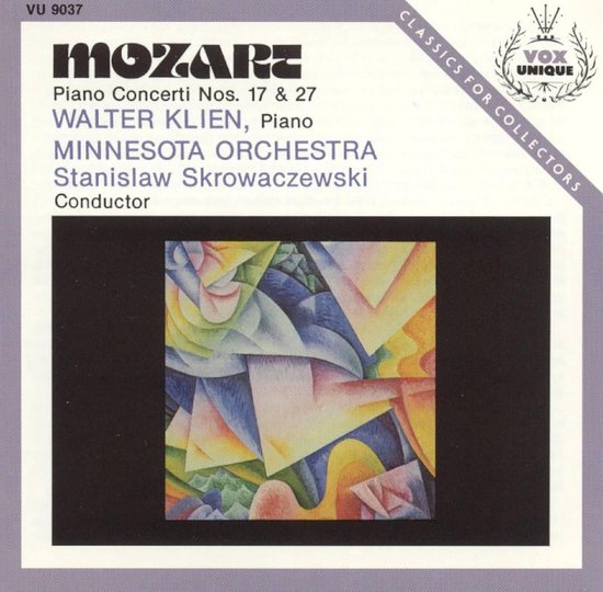 Mozart Piano Concerti Nos 17 And 27 Walter Klien Cd Album Muziek