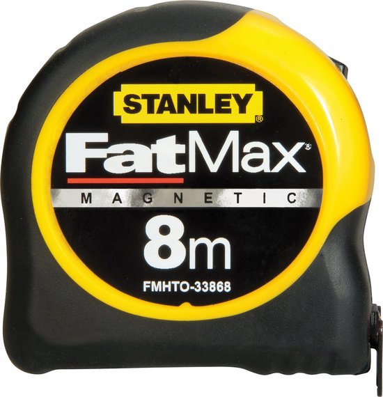 toxiciteit Verhuizer Roei uit STANLEY FATMAX FMHT0-33868 Rolmaat - BA Magnetisch - 8 m - 32 mm | bol.com