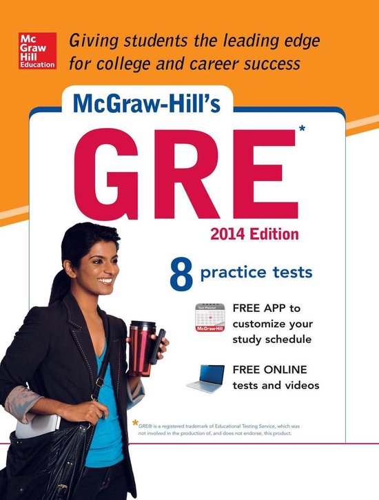 McGraw-Hill's GRE, 2014 Edition (CD) - cover