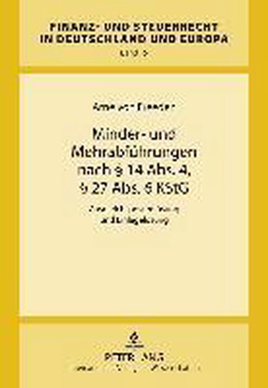 Minder- und Mehrabführungen nach § 14 Abs. 4, § 27 Abs. 6 ... - cover