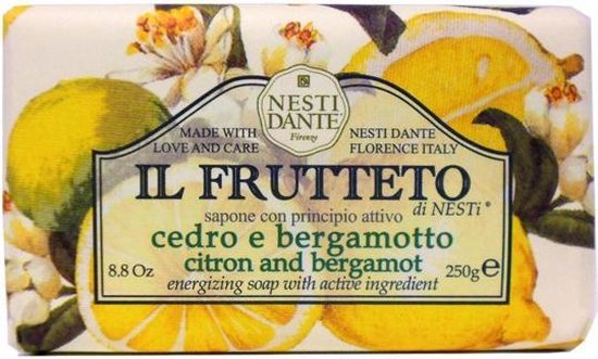 Nesti Dante Il Frutteto Citron & Bergamot zeep 250 gram