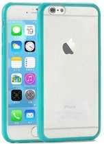 Apple iPhone 6, 6G, iPhone air, 4.7 inch Hoesje Bumper case met achterkant Turquoise