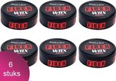 Black & Red Wax Fiber Haar Wax 6 Verpakking