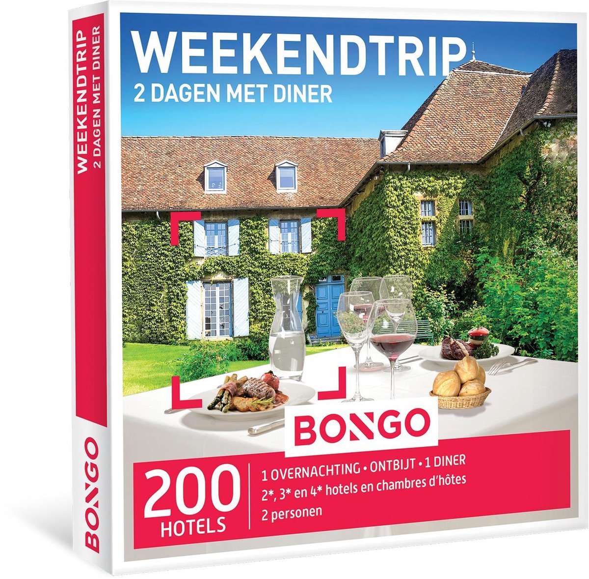 BONGO - Weekendtrip, 2 met diner - Cadeaubon | bol.com