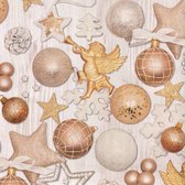 Kerstboomversiering 1 - Luxe Kerstpapier - Inpakpapier - Cadeaupapier - 300 x 70 cm - 5 rollen