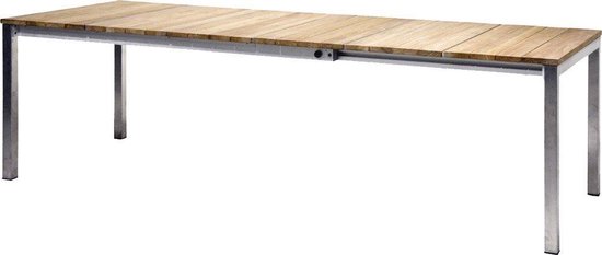 4 Seasons Outdoor Rivoli uitschuifbare tafel met RVS frame 170-260 x 95 cm  | bol.com