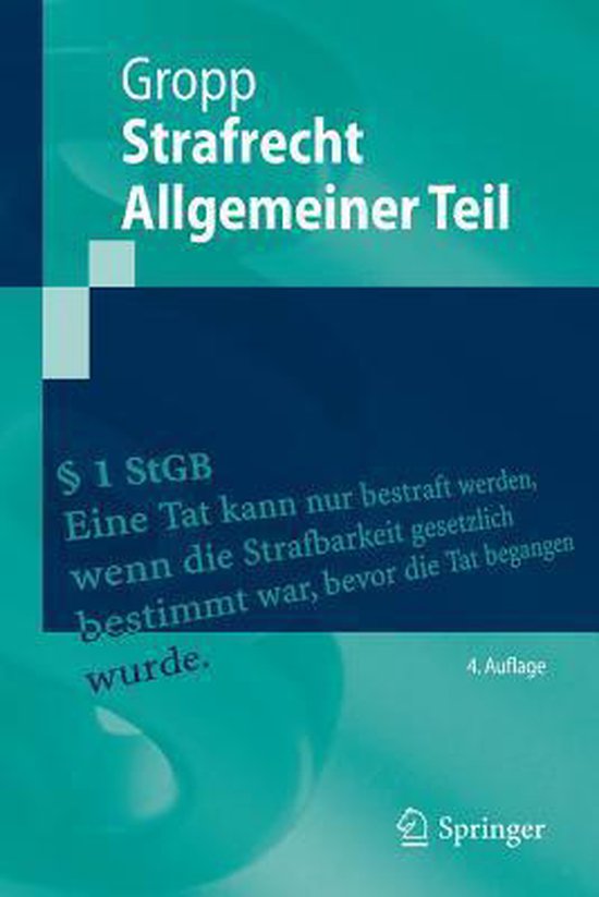 Strafrecht Allgemeiner Teil - cover