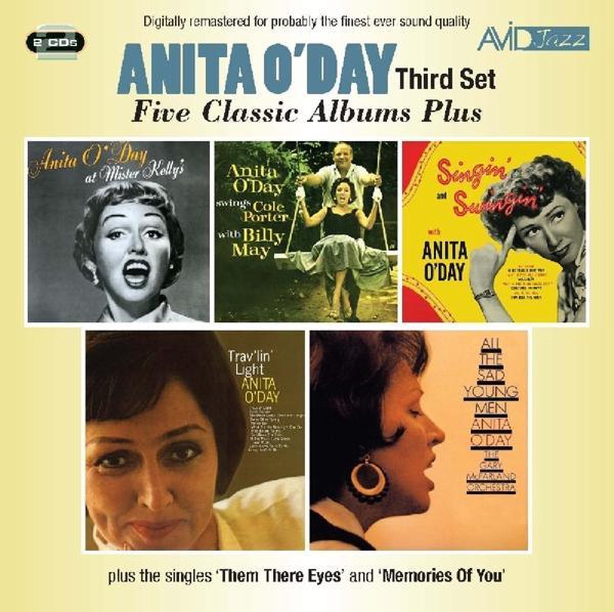 Five Classic Albums Plus (Anita Oday Swings Cole Porter With Billy May / At Mister Kellys / Singin And Swingin / TravLin Light / All The Sad Young Men)