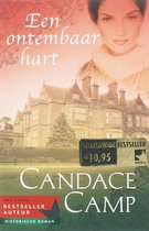 Boekcover met een portret van een vrouw, een landhuis en de tekst 'Een ontembaar hart' en 'Candace Camp'.