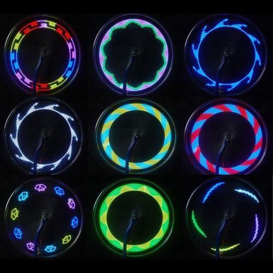 Ikzi Light Spoke Light 14 RGB LED - fietsverlichting - 30 patronen - voor fietswiel — afbeelding 4