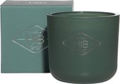 Candle HIB Cypress matt patina green H13 D14