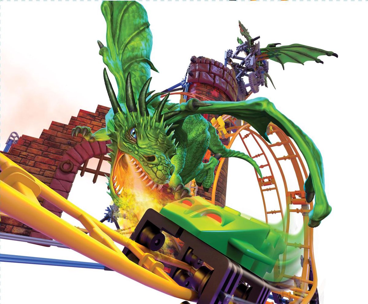 K'NEX Thrill Ride - Dragon Revenge Achtbaan - Bouwset | bol.com