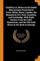 Goidilica; Or, Notes on the Gaelic Manuscripts Preserved at Turin, Milan, Berne, Leyden, the Monastery of S. Paul, Carinthia, and Cambridge, with Eight Hymns from the Liber Hymnorum, and the 