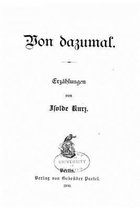 Von Dazumal Erzahlungen